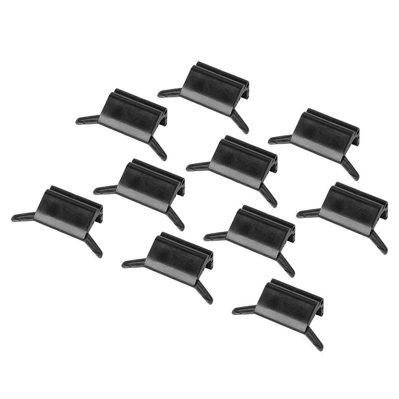 4L3Z-1510182-AA 10pcs Roof Garnish Moulding Clip Retainer Black Nylon Fit For Ford F-150 Lincoln Mark LT 2006 2007 2008