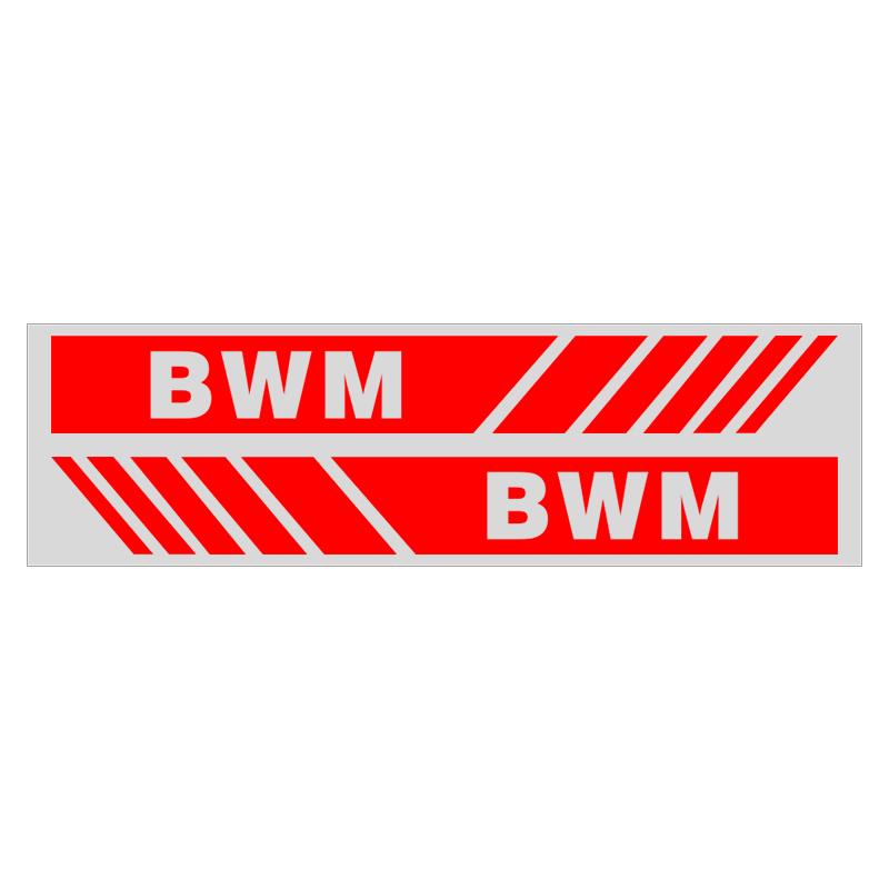 Наклейки с полосами для автомобиля, Светоотражающие виниловые наклейки для зеркала заднего вида, Украшение для BMW Performance X3 X5 X2 X4 X6 X7 E28 E30 E34 E53 E61