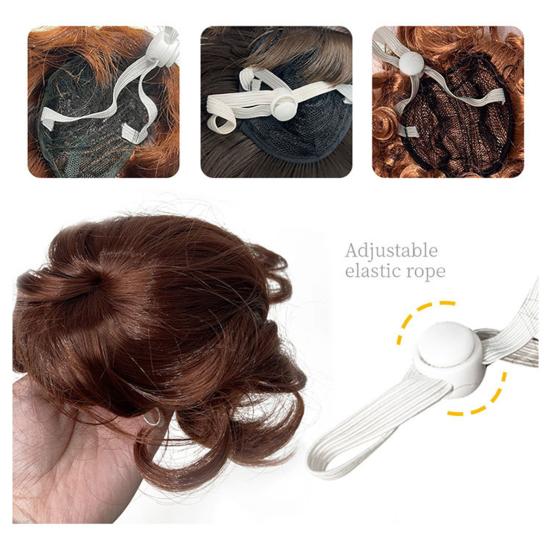 2 шт. костюм гуся для крыльца, парик с косами, пасхальная уличная статуя гуся, поддельные волосы, костюм гуся для сада, аксессуар для украшения лужайки на патио