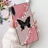 Чехол для телефона Samsung Galaxy A90 5G Чехол для Samsung A90 5G SM-A908B Элегантный Цветочный Кот Раскрашенный Черный Силиконовый Мягкий ТПУ Чехлы