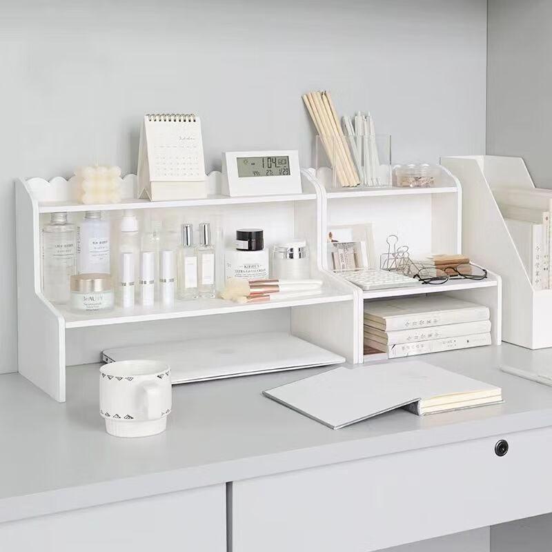 Milin Detachable Double-Layer Elevated Shelf & Desk (Medium)