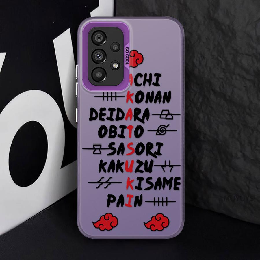 Phone Case For Samsung For Galaxy A14 A23 A15 A32 A25 A16 A34 A24 A13 A22 A12 Soft Cover Narutos-Akatsukis