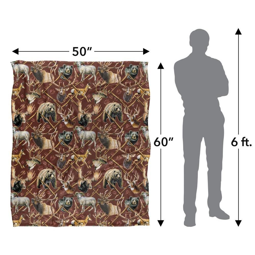JQ Licensing Silky Elk Hunting Supersoft Blanket