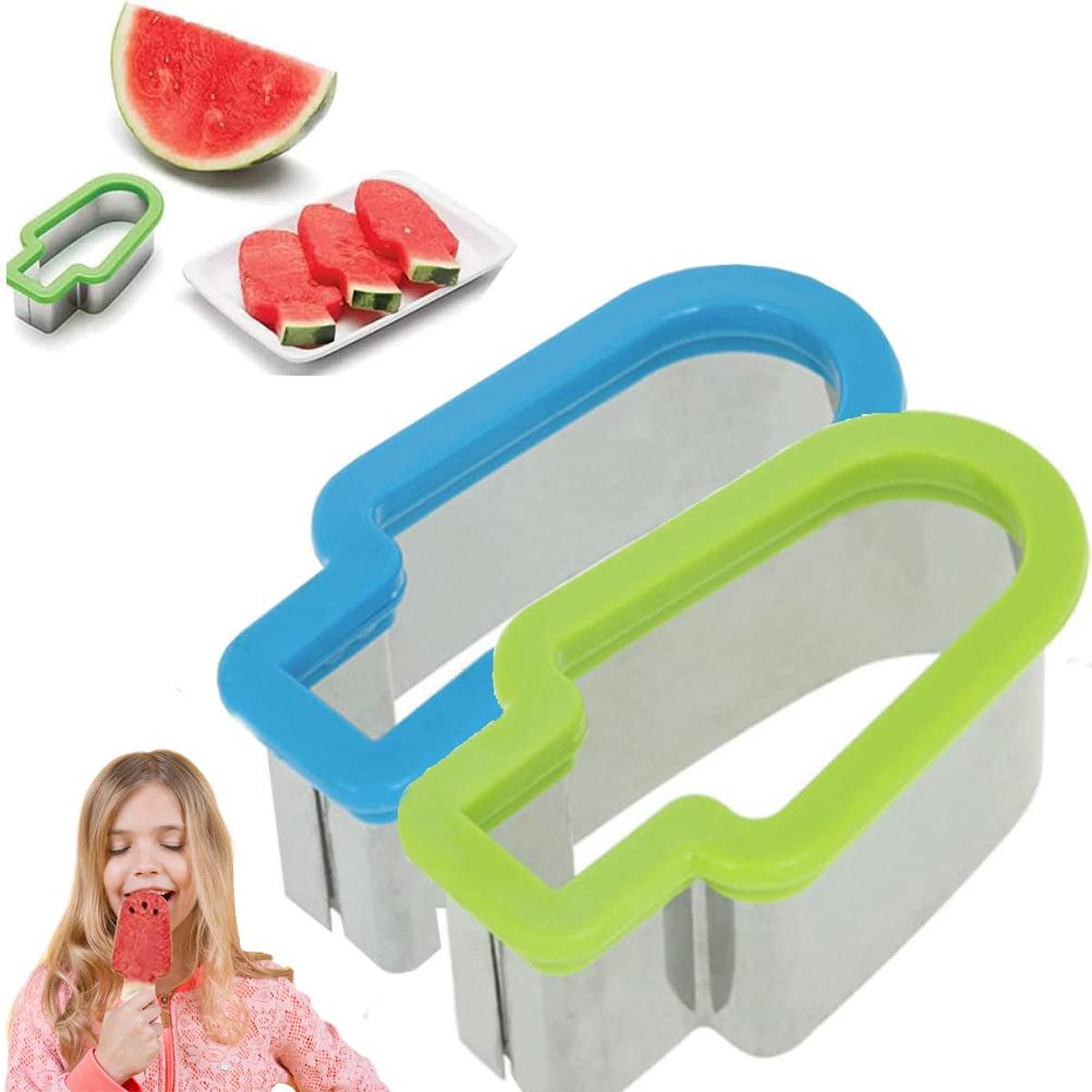 Инструмент для нарезки арбуза в форме эскимо Форма для арбуза из нержавеющей стали Инструмент для нарезки фруктов