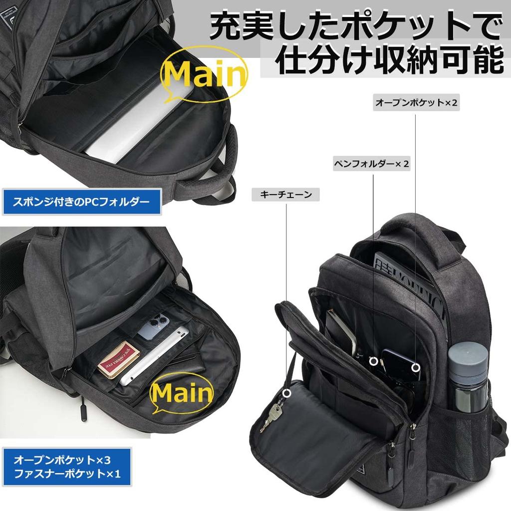 Большой деловой дюймовый для поездок на работу в бизнес унисекс [OIWAS] мужской рюкзак, вместимость, рюкзак, 15,6 30 л, водонепроницаемый, работа, школа, путешествия, поездки,