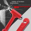 Multi-Function Emergency Safety Hammer: Long-Handle Escape & Window Breaker