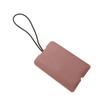 Pu Leather Luggage Tags Multicolor Hidden Pull Fixed with Lanyard Paper Travel Creative Suitcase Name Label Tags for Women Men