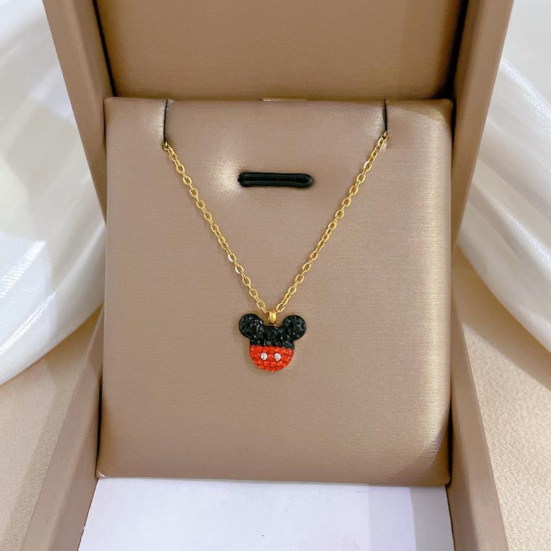 Real Gold Cold Necklace In The E-Commerce Good Goods Furnace, Women'S Collarbone Chain With Jewelry