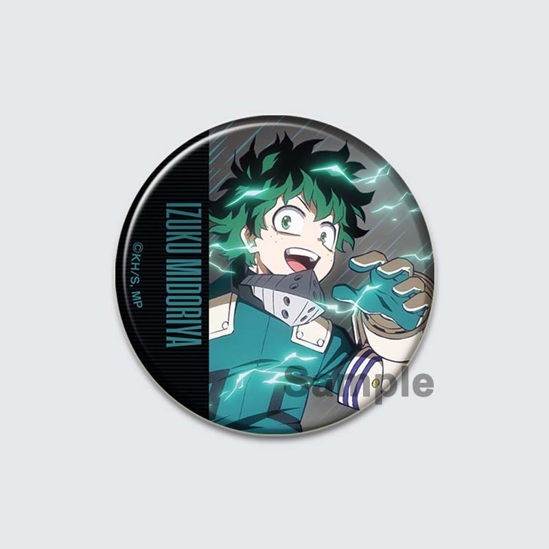 32/44/58 мм аниме значок Моя геройская академия Мидория Изуку/Бакуго Катсуки/Тодороки Шото мультфильм брошь булавки рюкзак одежда аксессуары подарок