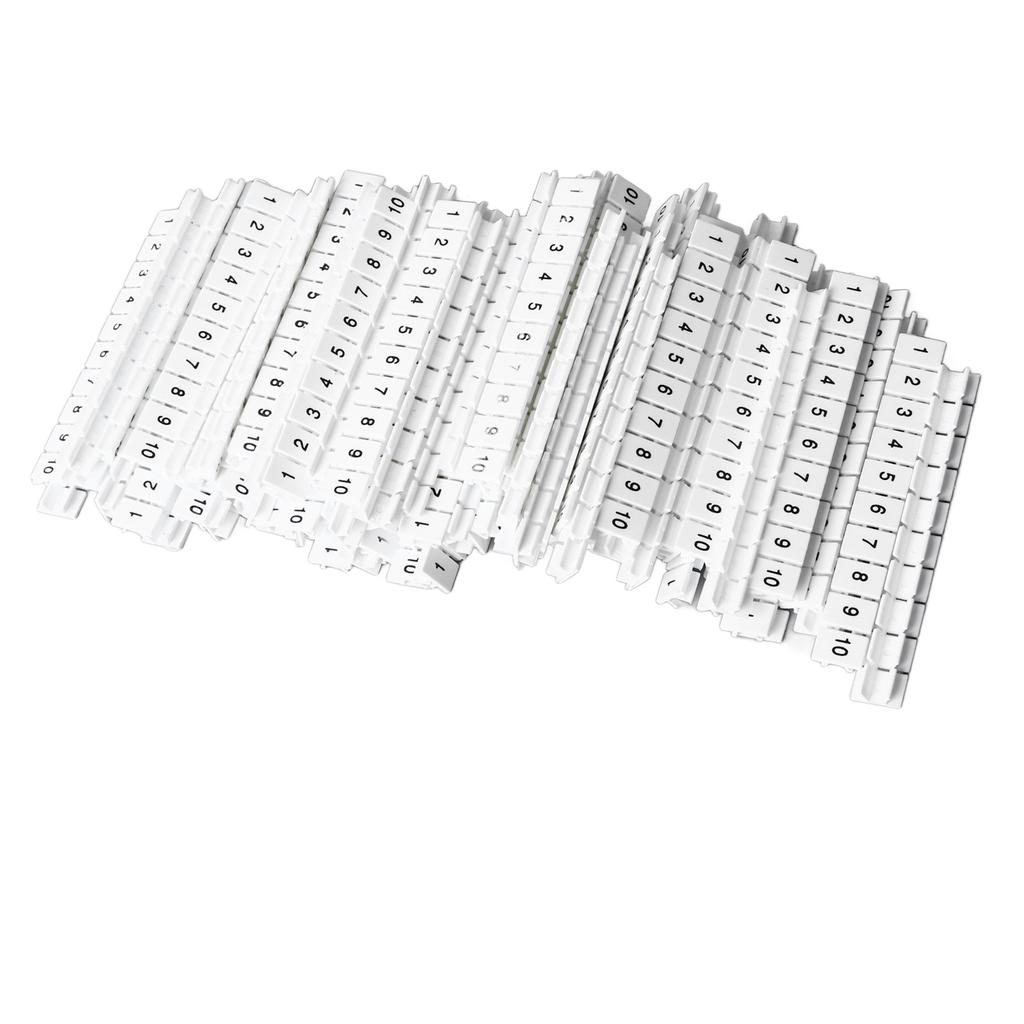 100 шт. Клеммная Маркерная Лента Блоки Этикетки Маркировочные Бирки Маркерная Панель Термостойкий Нейлон