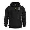 Men's Printed Sweatshirt Hoodie Zipper Arm Pocket Cardigan Men's Sports Large Size Casual Hoodie