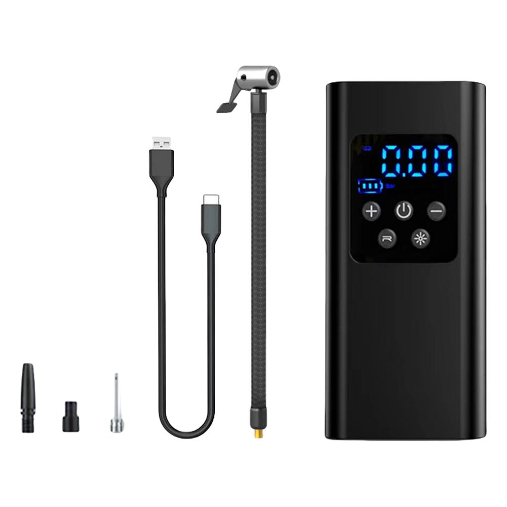 Беспроводной/Проводной Электрический Накачиватель Шин 150PSI Автомобильный Накачиватель Шин ЖК-Цифровой Дисплей Электрический Воздушный Компрессор со Светодиодной Подсветкой