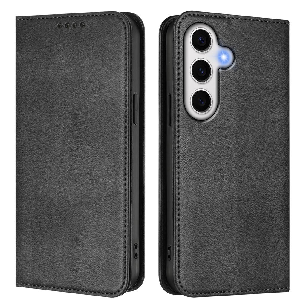 For Samsung Galaxy S24 FE Wallet Cases Retro Texture RFID Blocking Leather Phone Cover