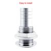 Plumbing Drain Outlet Stainless Steel Yacht Hull Connector Multifunctional Exits Speedboat Supplies Thru Drain Connector For