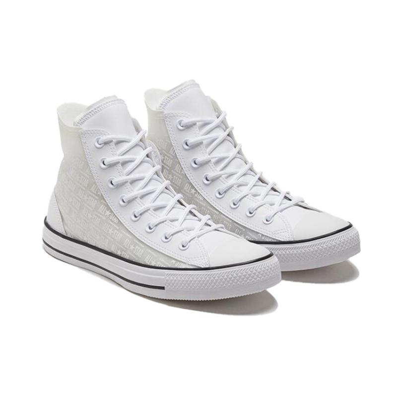 Converse Chuck Taylor All Star Трендовые Универсальные Удобные Высокие парусиновые Унисекс Белые и Черные