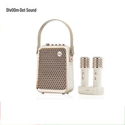 Портативная Bluetooth-колонка Divoom для караоке с двумя микрофонами, штекер CN (адаптер в комплекте)