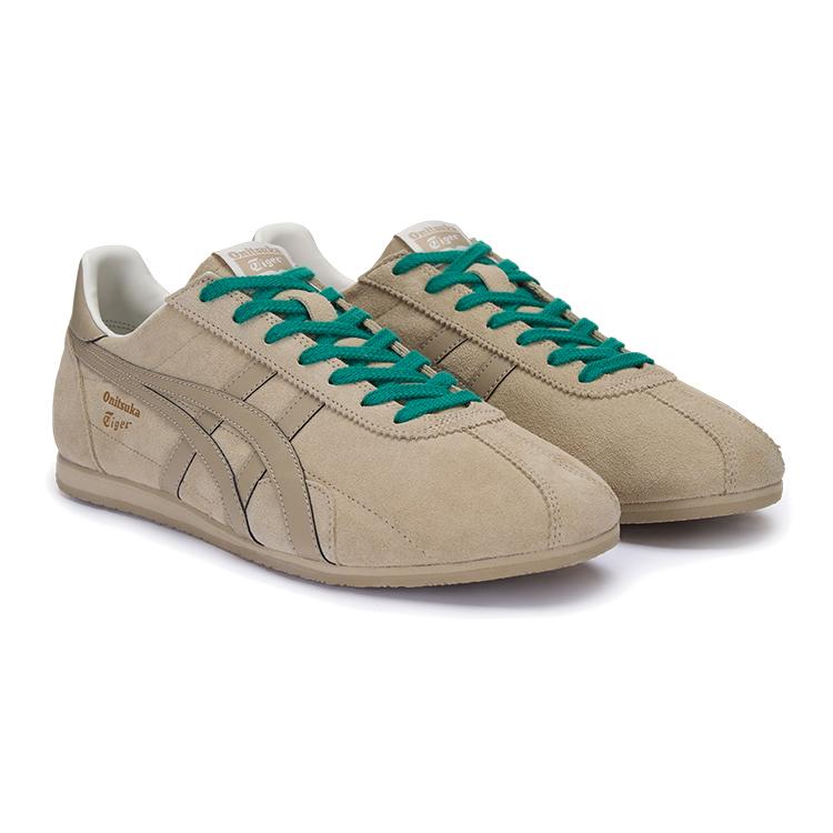 ONITSUKA TIGER Runspark Удобные Универсальные Нескользящие Прочные Низкие Повседневные Кроссовки Унисекс Песочный 1183C338-200