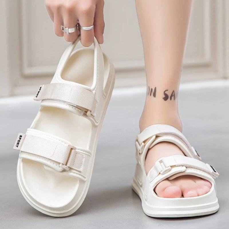 Fashion With Platform Shoes for Men Height Beach Velcro High Quality Buy Luxury Designer On Offer Original Comfortable Adult Man Sandals