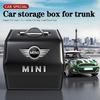 Car Emblem Storage Box Foldable Auto Trunk Organizer Bag For MINI WORKS One Cooper JCW R60 R59 R58 R57 R56 R55 R53 R52 F55 F56.