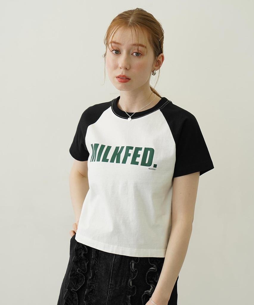 Milkfed Casual Compact White B/B Tee, Women's,