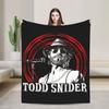 Todd Snider Singer Flannel blanket  Funny Throw blanket for Home 125*100cm Bedspreads