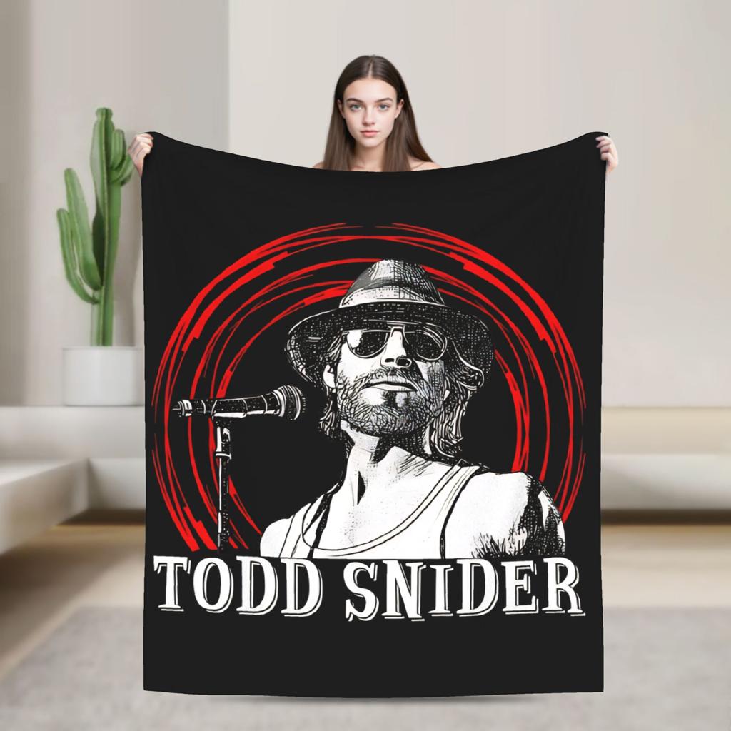 Todd Snider Singer Flannel blanket Funny Throw blanket for Home 125*100cm Bedspreads
