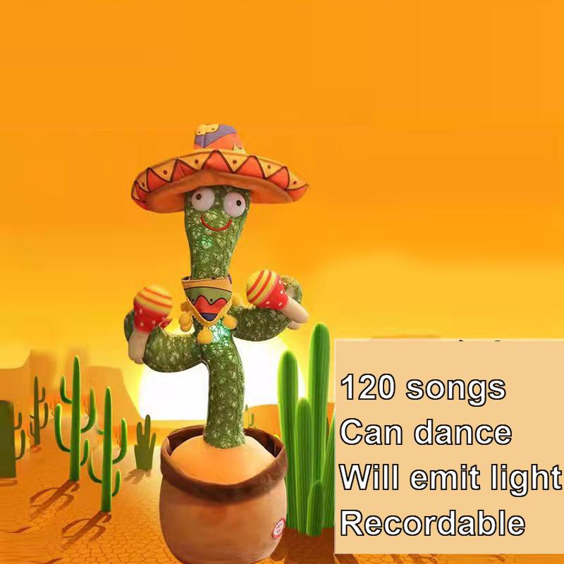 Говорящая танцующая игрушка-кактус