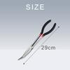 TKY Long Nose Pliers, Tapered, for Crafts, Maintenance, Work, Assembly, Wiring (45)