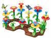 Large building blocks flowers garden bouquet children creative set xxl