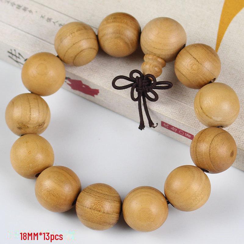 Браслет из буддийских бусин из персикового дерева: 108 бусин Культурные и художественные аксессуары