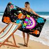 The Amazing World of Gumball Print Beach Towel, Large Soft Quick Dry Towel for Beach Camping Swimming