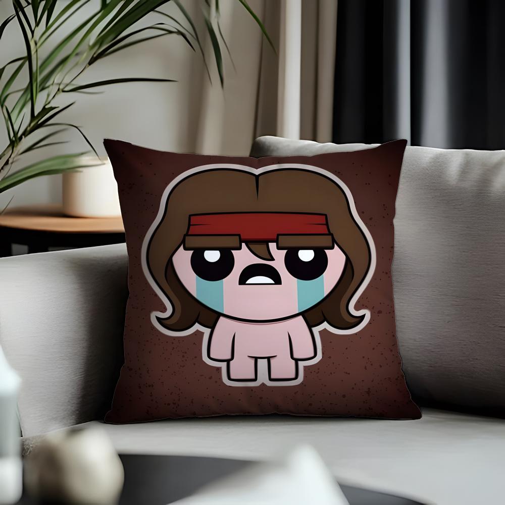 Горячая Наволочка для Подушки The Binding of Isaac Пыленепроницаемая Наволочка Невидимая Молния Шелковистый Короткий Плюш Чехол на Подушку Дивана