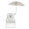 Children Camping Chairs Cartoon Animal Cute Style Metal Support Durable PP Foldable Portable Beach