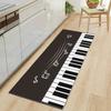 Коврик с 3D-печатью серии Piano Keyboard, большой коврик, ковры для гостиной, спальни, коврики для кухни, коврики, нескользящие