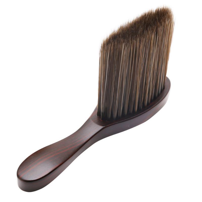 Professional Hairdressing Neck Duster Brush Skin Friendly Soft Bristles Hair Remover Tool for Barber Home Hair Cutting Use