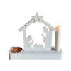 Creative Jesuses Candle Holder Silicone Mold Baptism House Plaster Cement Candlestick Molds Gypsum Concrete Making Tool
