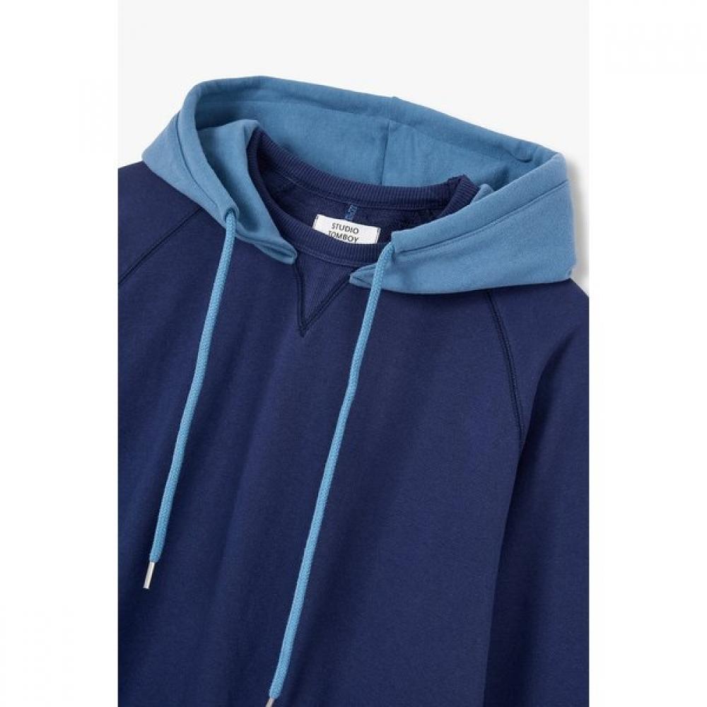 Studio Tomboy Oversized Color Block Hoodie Sweatshirt 9106322105ct