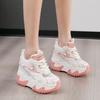 Inner Height Increase Dad Shoes Women's Summer New Breathable Mesh Cm High Heel Platform Women's Shoes