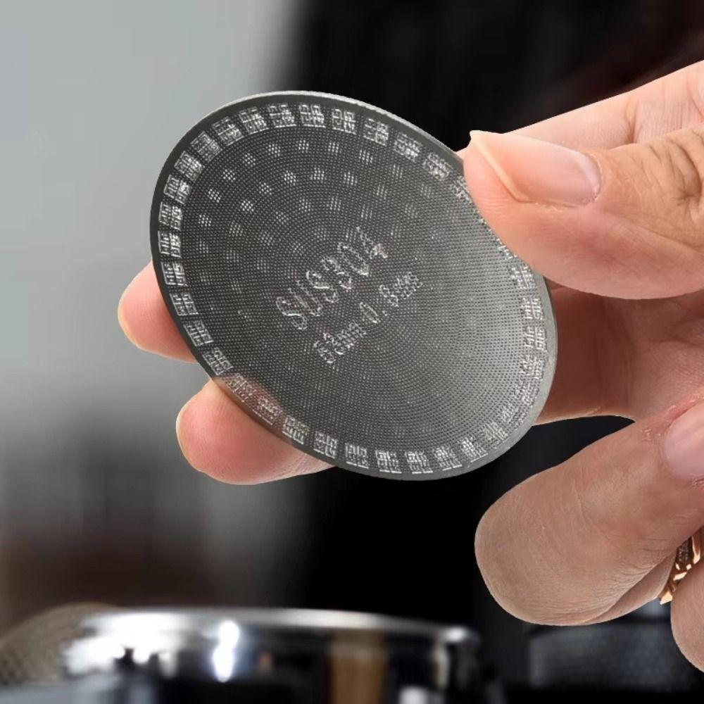 Stainless Steel Coffee Puck Screen Reusable Espresso Accessory New Coffee Filter