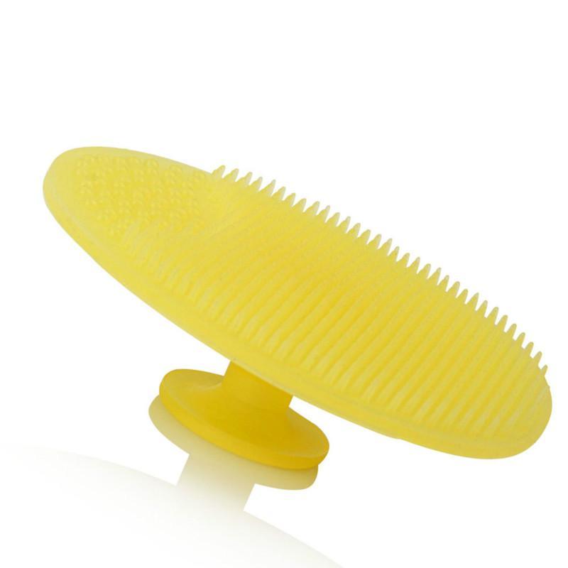 1PC SPA Brush Egg Face Cleaning Pad Scrub Bath Washing Tool Skin Gel Exfoliating Shaped Silicone Facial