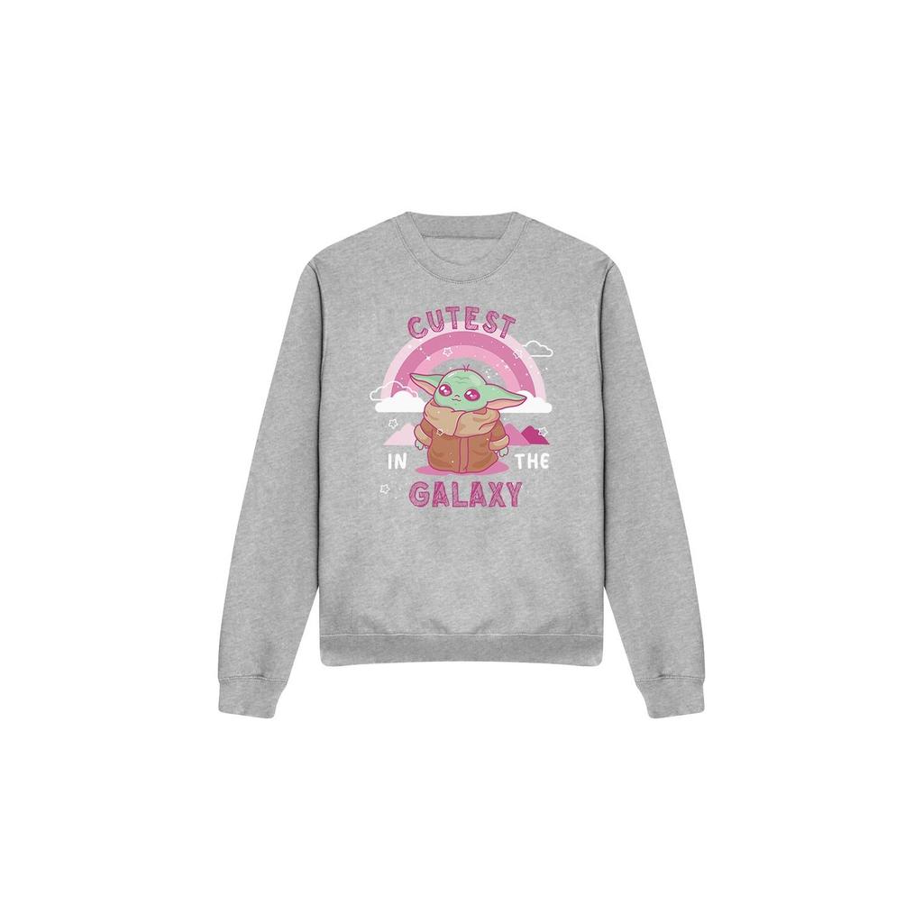 Star Wars: The Mandalorian Unisex Adult Cutest In The Galaxy Grogu Sweatshirt