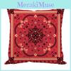 Ethnic Palace Style Plush Sofa Cushion Cover Set With Vivid Plant Patterns