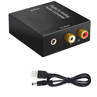 Zmart Оптический цифровой стерео аудио SPDIF Коаксиальный аналоговый преобразователь ЦАП RCA Усилитель Декодер