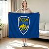 FC SOCHAUX Print Flannel Blanket High Quality Warm Comfortable Cover for All Seasons Perfect for Gifts Home Decor