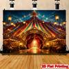 2D flat design. 1 piece. Vintage circus tent banner.