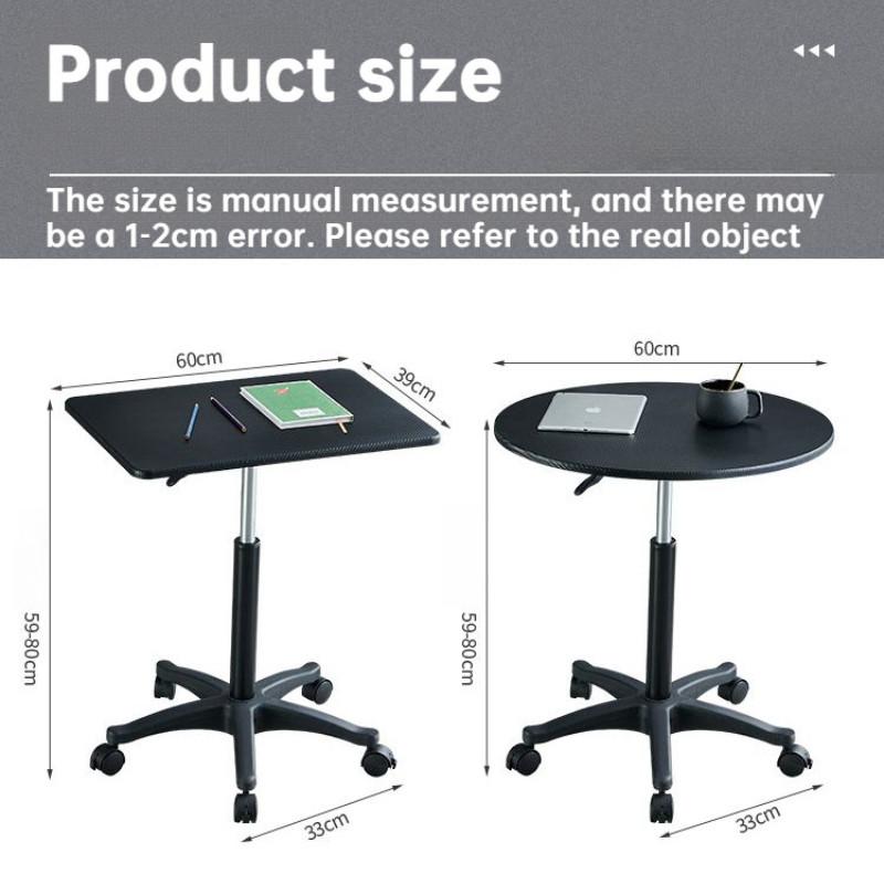 Простой бытовой прикроватный столик, придиванный столик, регулируемая высота, небольшой столик, гибкое вращение, мини-передвижной столик