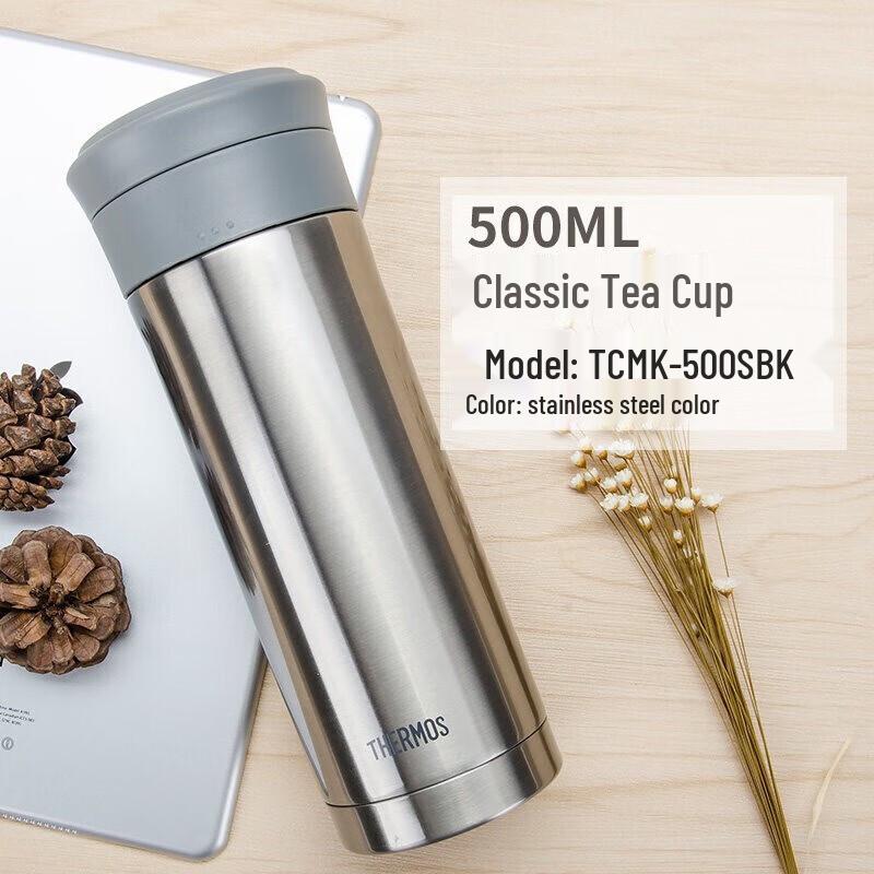 THERMOS TCMK-500-SBK 500ml Stainless Steel Vacuum Insulated Mug
