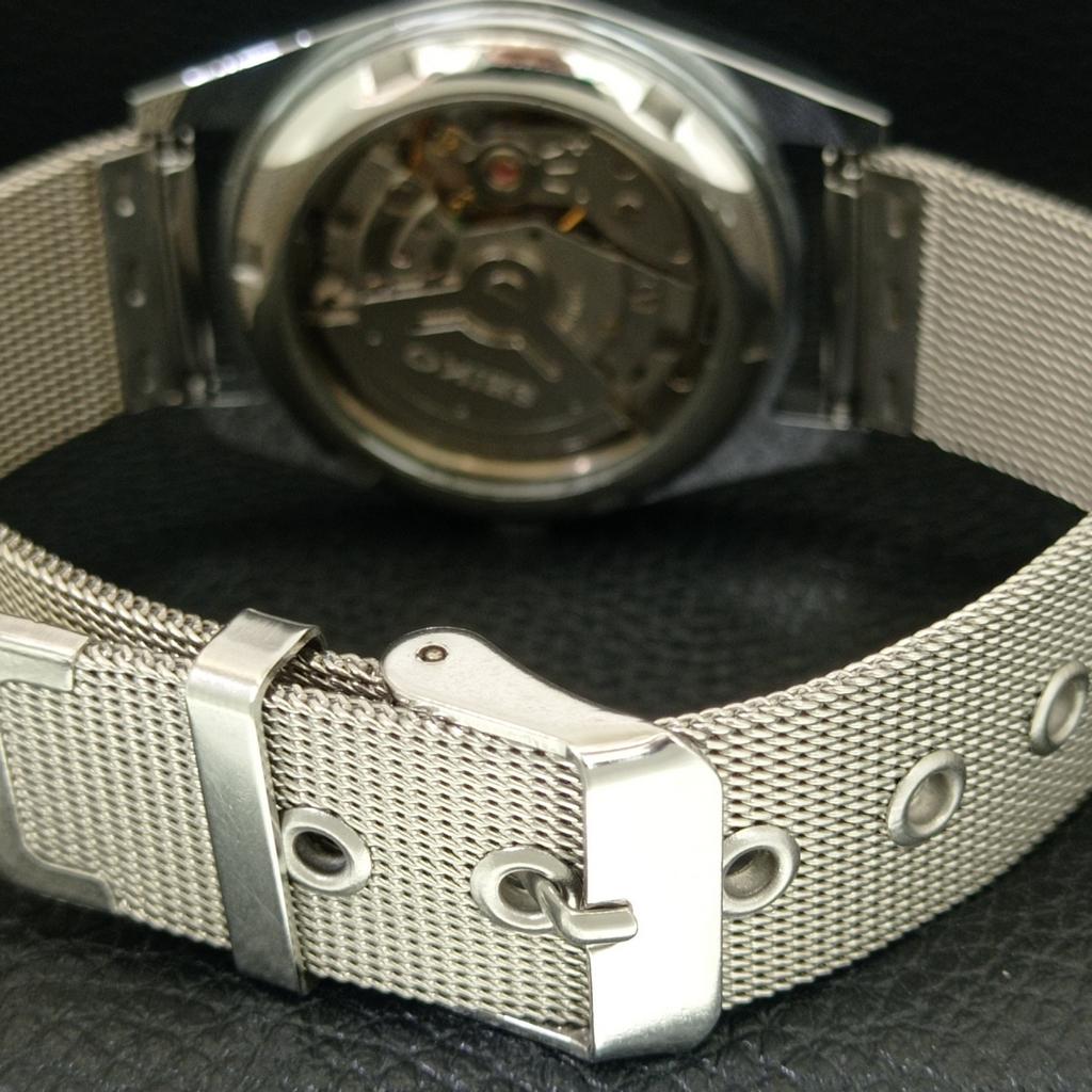ВИНТАЖНЫЕ АВТОМАТИЧЕСКИЕ SEIKO 5 6309A ВОССТАНОВЛЕННЫЕ ЯПОНСКИЕ МУЖСКИЕ ЧЕРНЫЕ ЧАСЫ a442831-1