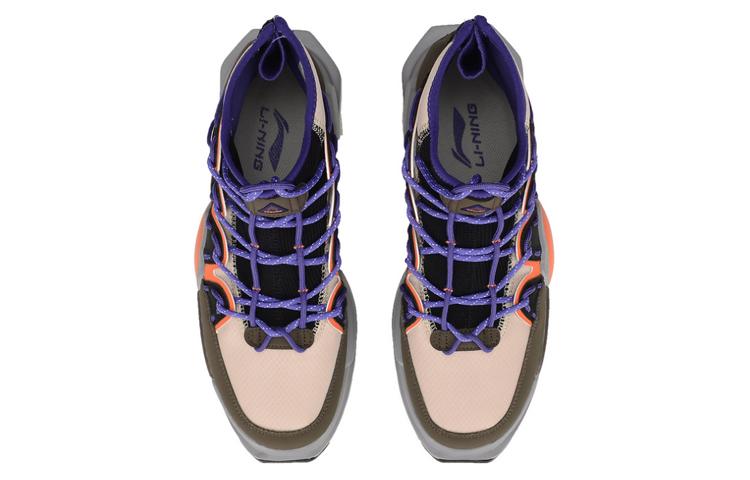 Li Ning Эссенция Искусственная кожа, Текстильная амортизация Легкие Устойчивые к истиранию Нескользящие Высокие AGBP089-2
