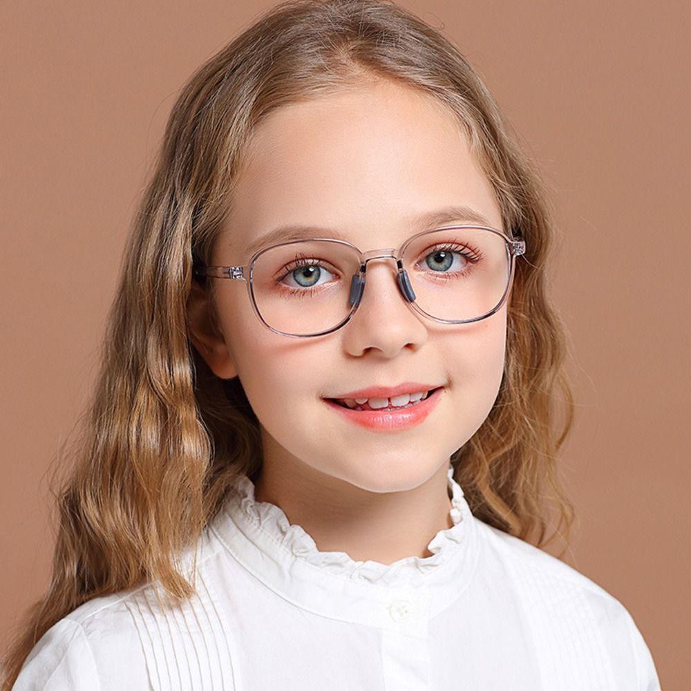 Anti-blue Light Kids Glasses TR90 Ultra Light Frame Comfortable Eyeglasses Children Boys Girls